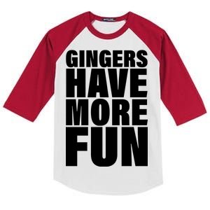 Gingers Have More Fun Kids Colorblock Raglan Jersey