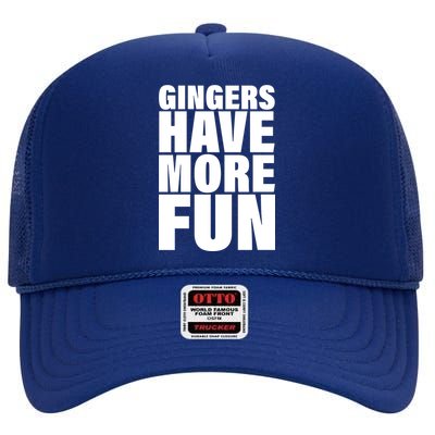 Gingers Have More Fun High Crown Mesh Back Trucker Hat