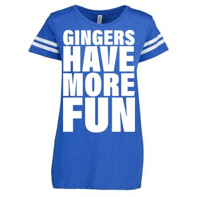 Gingers Have More Fun Enza Ladies Jersey Football T-Shirt