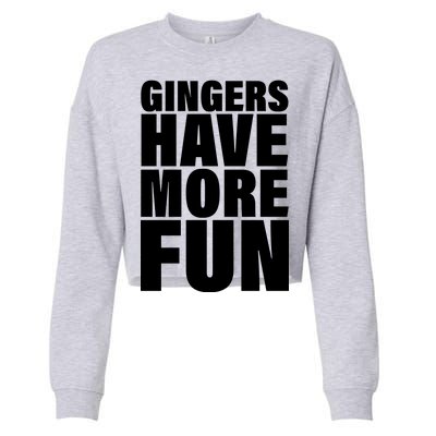 Gingers Have More Fun Cropped Pullover Crew