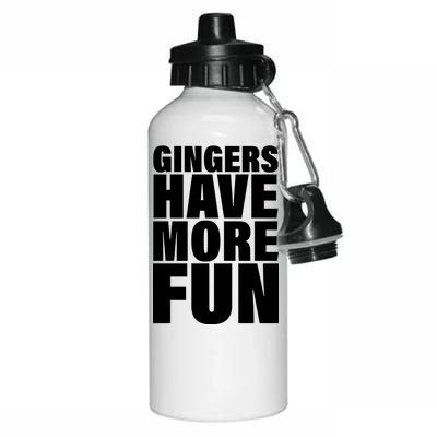 Gingers Have More Fun Aluminum Water Bottle