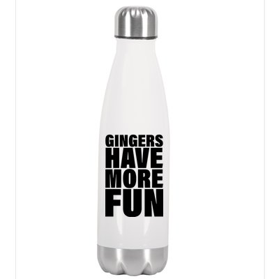 Gingers Have More Fun Stainless Steel Insulated Water Bottle