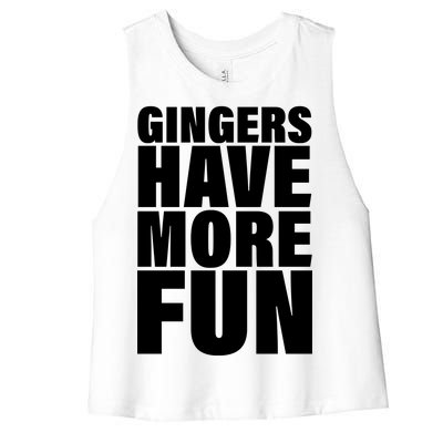 Gingers Have More Fun Women's Racerback Cropped Tank