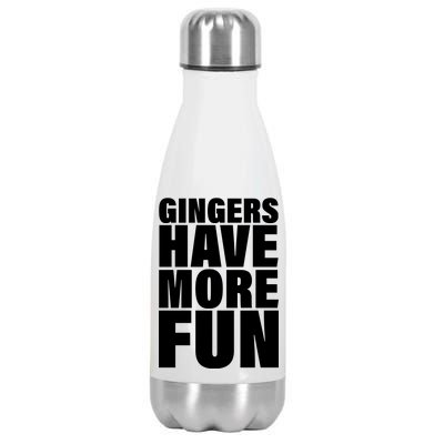 Gingers Have More Fun Stainless Steel Insulated Water Bottle