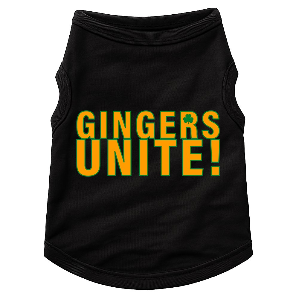 Gingers Unite St. Patrick's Day Irish Doggie Tank