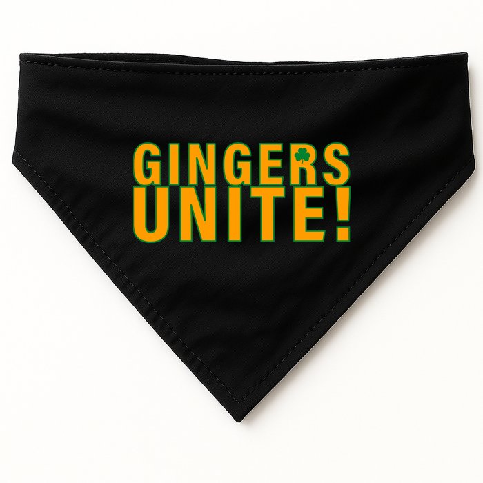 Gingers Unite St. Patrick's Day Irish USA-Made Doggie Bandana