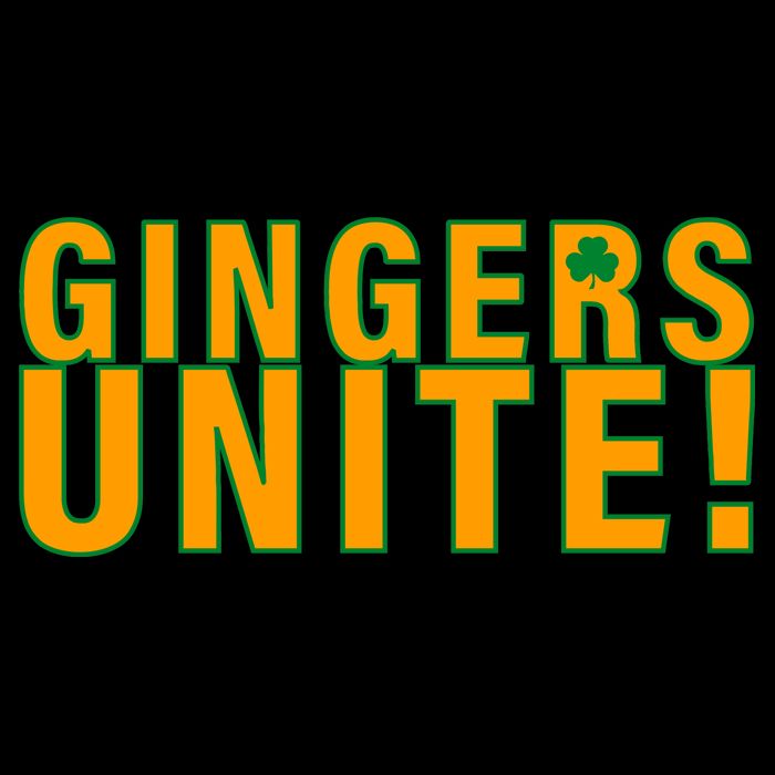 Gingers Unite St. Patrick's Day Irish USA-Made Doggie Bandana