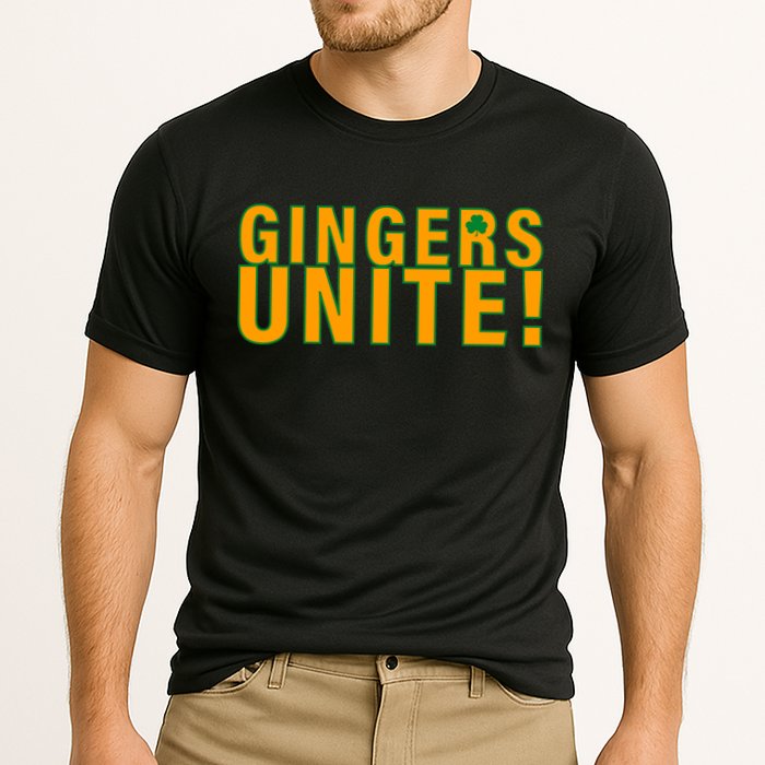 Gingers Unite St. Patrick's Day Irish Cooling Performance Crew T-Shirt