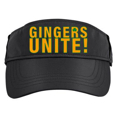 Gingers Unite St. Patrick's Day Irish Adult Drive Performance Visor