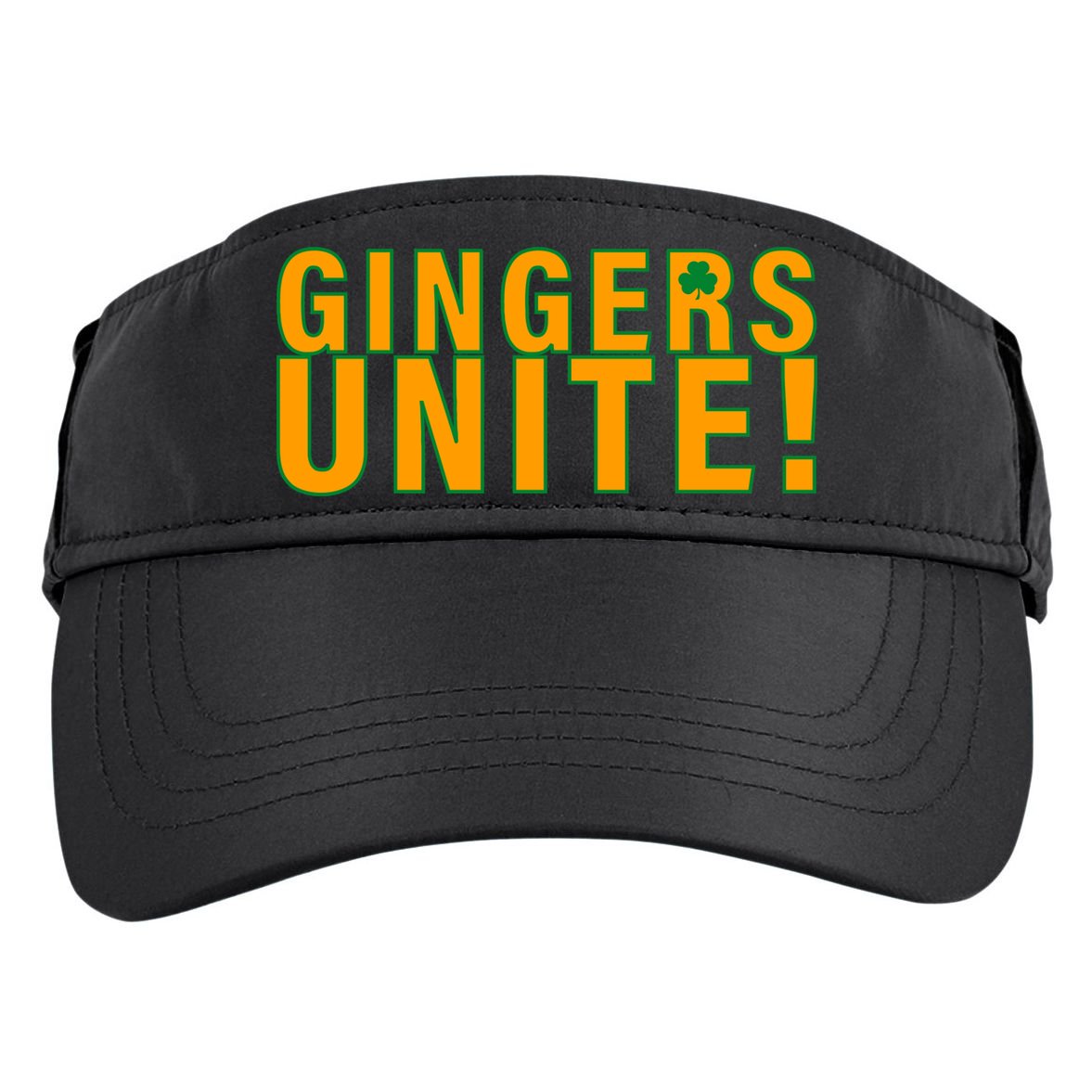 Gingers Unite St. Patrick's Day Irish Adult Drive Performance Visor