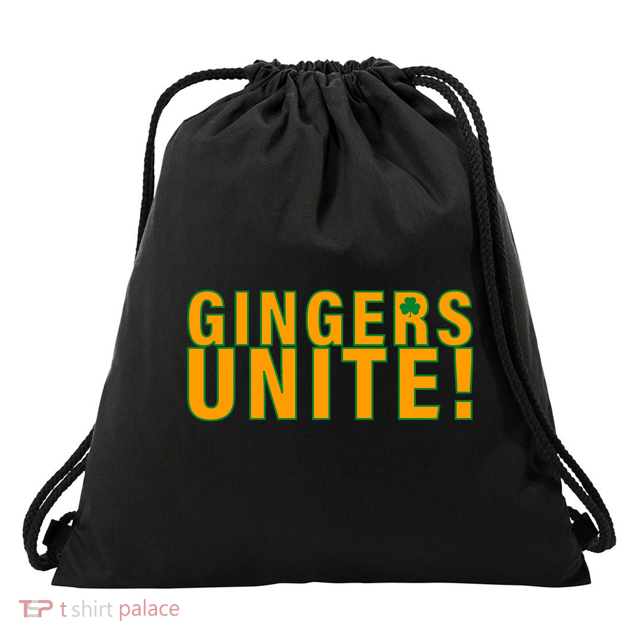 Gingers Unite St. Patrick's Day Irish Drawstring Bag
