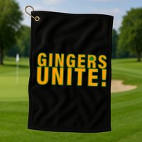Gingers Unite St. Patrick's Day Irish Golf Towel