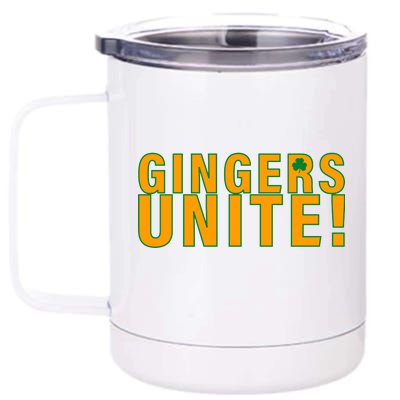 Gingers Unite St. Patrick's Day Irish 12 oz Stainless Steel Tumbler Cup