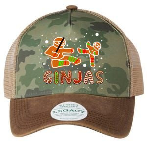 Ginjas Funny Gingerbread Christmas Legacy Tie Dye Trucker Hat