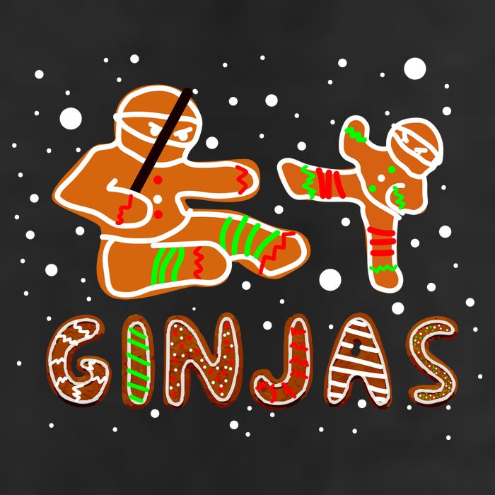 Ginjas Funny Gingerbread Christmas Adult Drive Performance Visor