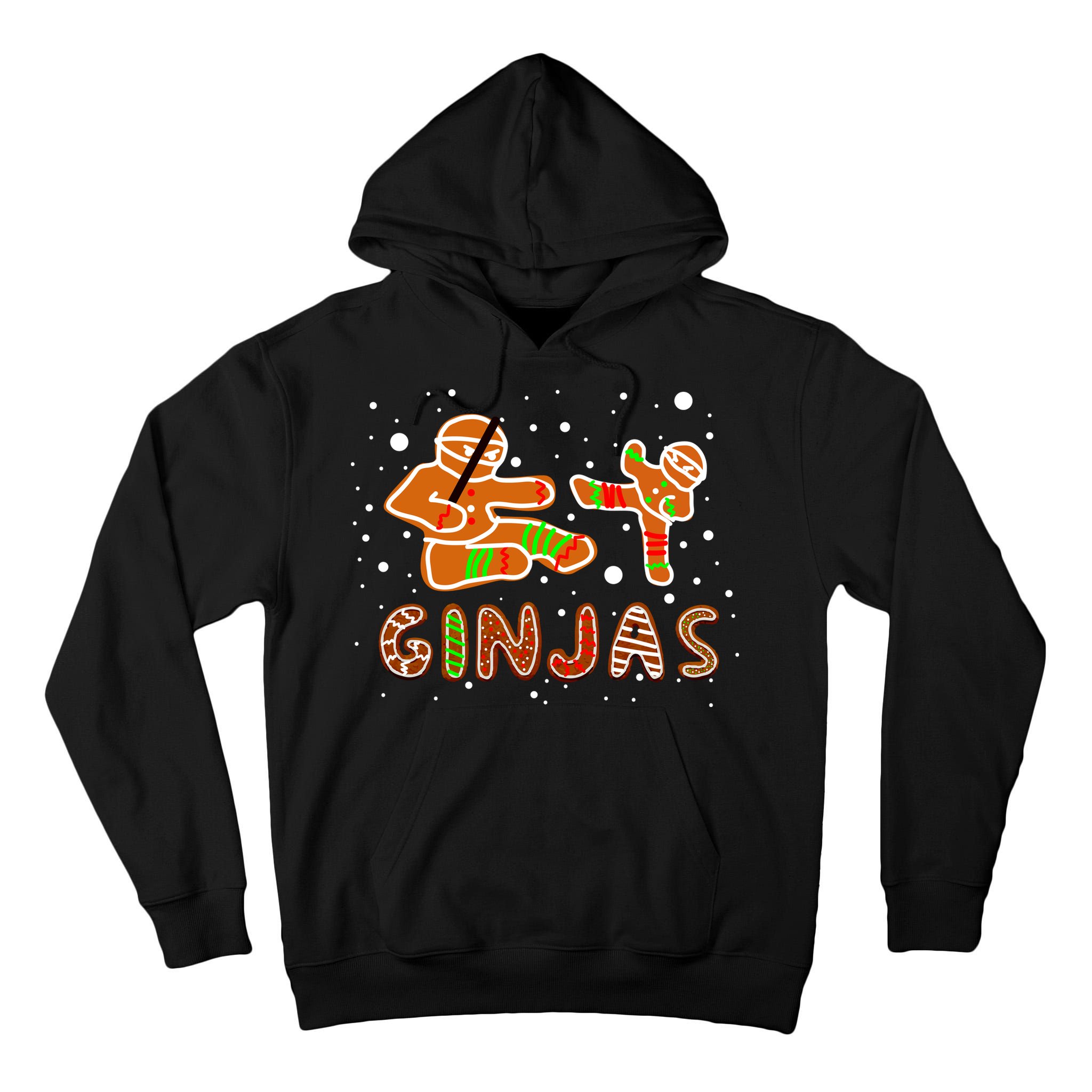 Ginjas Funny Gingerbread Christmas Tall Hoodie