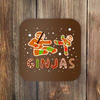 Ginjas Funny Gingerbread Christmas Coaster