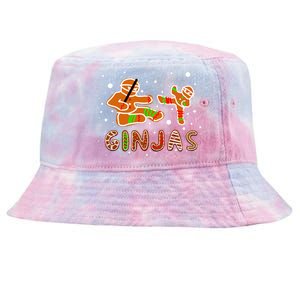 Ginjas Funny Gingerbread Christmas Tie-Dyed Bucket Hat