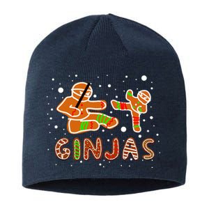 Ginjas Funny Gingerbread Christmas Sustainable Beanie