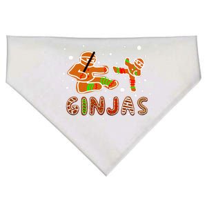 Ginjas Funny Gingerbread Christmas USA-Made Doggie Bandana