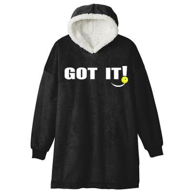 Got It Oops Yours Funny Pickleball Lovers (Front And Back) Hooded Wearable Blanket
