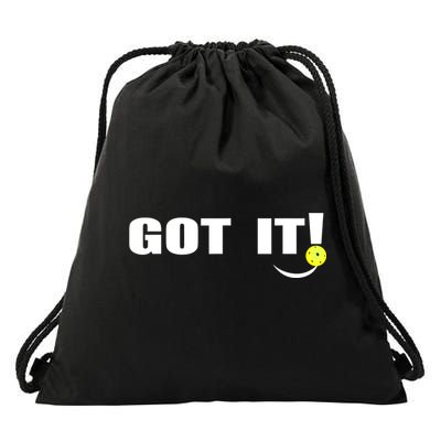 Got It Oops Yours Funny Pickleball Lovers (Front And Back) Drawstring Bag