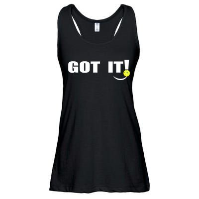 Got It Oops Yours Funny Pickleball Lovers (Front And Back) Ladies Essential Flowy Tank