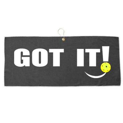 Got It Oops Yours Funny Pickleball Lovers (Front And Back) Large Microfiber Waffle Golf Towel