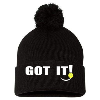Got It Oops Yours Funny Pickleball Lovers (Front And Back) Pom Pom 12in Knit Beanie