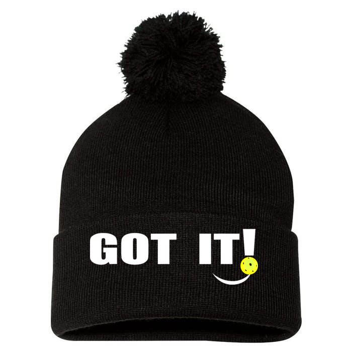 Got It Oops Yours Funny Pickleball Lovers (Front And Back) Pom Pom 12in Knit Beanie