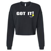 Got It Oops Yours Funny Pickleball Lovers (Front And Back) Cropped Pullover Crew