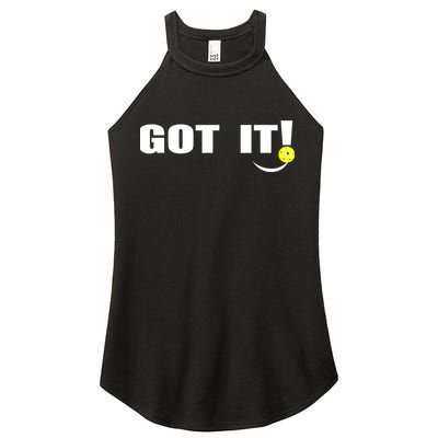 Got It Oops Yours Funny Pickleball Lovers (Front And Back) Women's Perfect Tri Rocker Tank