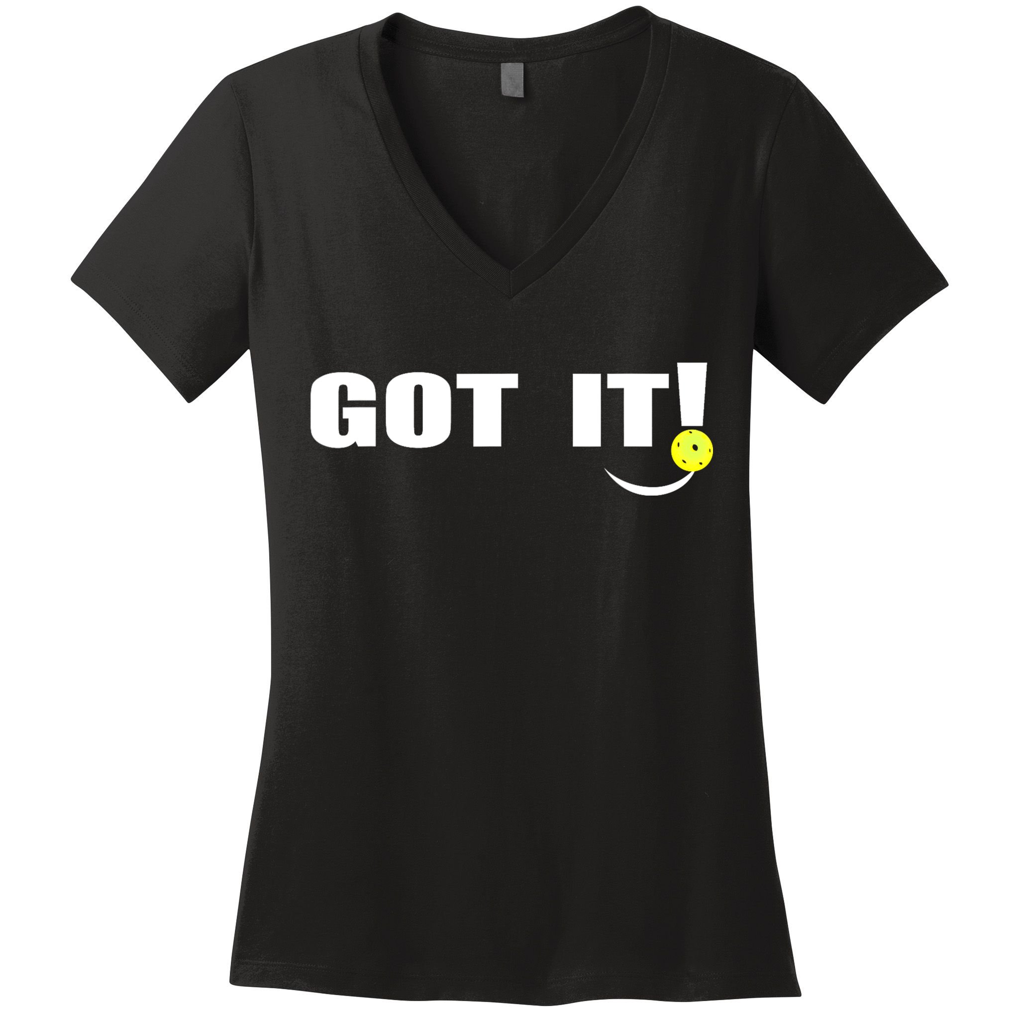 Got It Oops Yours Funny Pickleball Lovers (Front And Back) Women's V-Neck T-Shirt