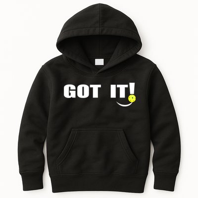 Got It Oops Yours Funny Pickleball Lovers (Front And Back) Kids Hoodie