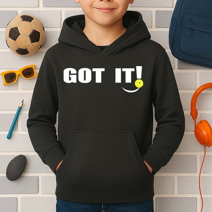 Got It Oops Yours Funny Pickleball Lovers (Front And Back) Kids Hoodie