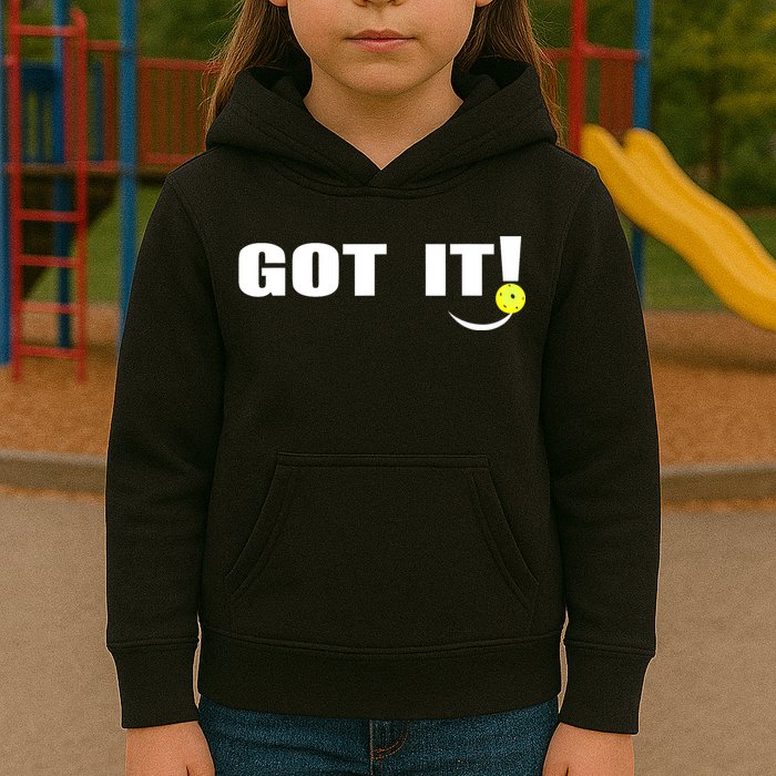 Got It Oops Yours Funny Pickleball Lovers (Front And Back) Kids Hoodie