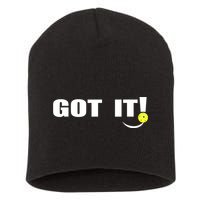 Got It Oops Yours Funny Pickleball Lovers (Front And Back) Short Acrylic Beanie
