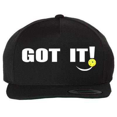 Got It Oops Yours Funny Pickleball Lovers (Front And Back) Wool Snapback Cap
