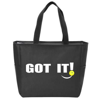 Got It Oops Yours Funny Pickleball Lovers (Front And Back) Zip Tote Bag