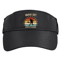 Got It Oops Yours Funny Pickleball Lovers Retro Distressed Gift Adult Drive Performance Visor