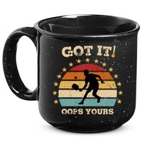 Got It Oops Yours Funny Pickleball Lovers Retro Distressed Gift 15oz Campfire Ceramic Mug