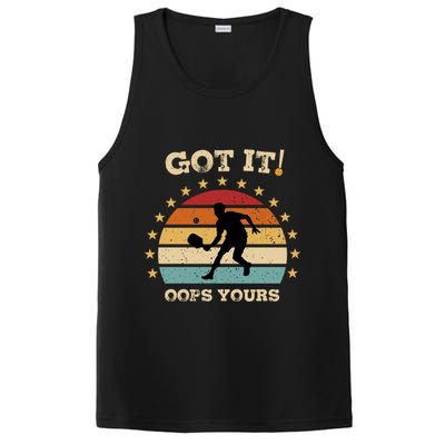 Got It Oops Yours Funny Pickleball Lovers Retro Distressed Gift PosiCharge Competitor Tank