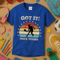 Got It Oops Yours Funny Pickleball Lovers Retro Distressed Gift Kids T-Shirt