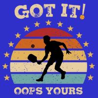 Got It Oops Yours Funny Pickleball Lovers Retro Distressed Gift Kids T-Shirt