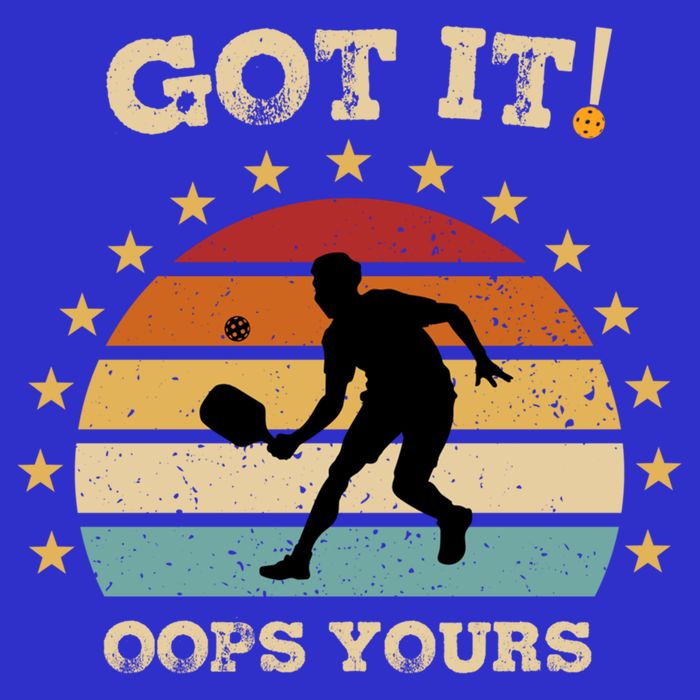 Got It Oops Yours Funny Pickleball Lovers Retro Distressed Gift Kids T-Shirt