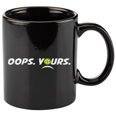 Got It.(front) Oops Yours (back) Funny Pickleball Lovers 11oz C Handle Ceramic Mug
