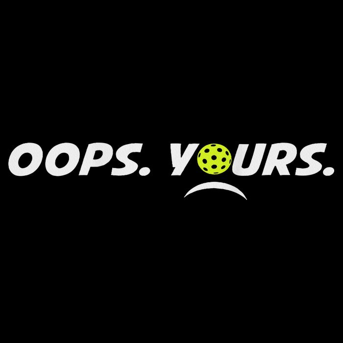 Got It.(front) Oops Yours (back) Funny Pickleball Lovers 16 in Basic Backpack