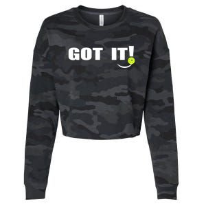 Got It Oops Yours Funny Pickleball Lovers Cropped Pullover Crew