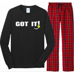 Got It Oops Yours Funny Pickleball Lovers Long Sleeve Pajama Set