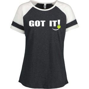 Got It Oops Yours Funny Pickleball Lovers Enza Ladies Jersey Colorblock Tee